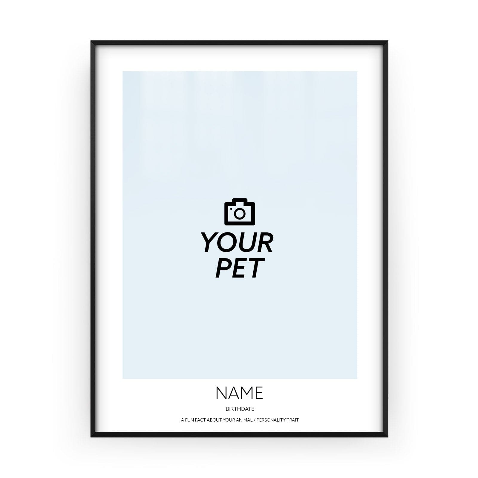 Create Your Own Pet Frame - Abstract - Framed